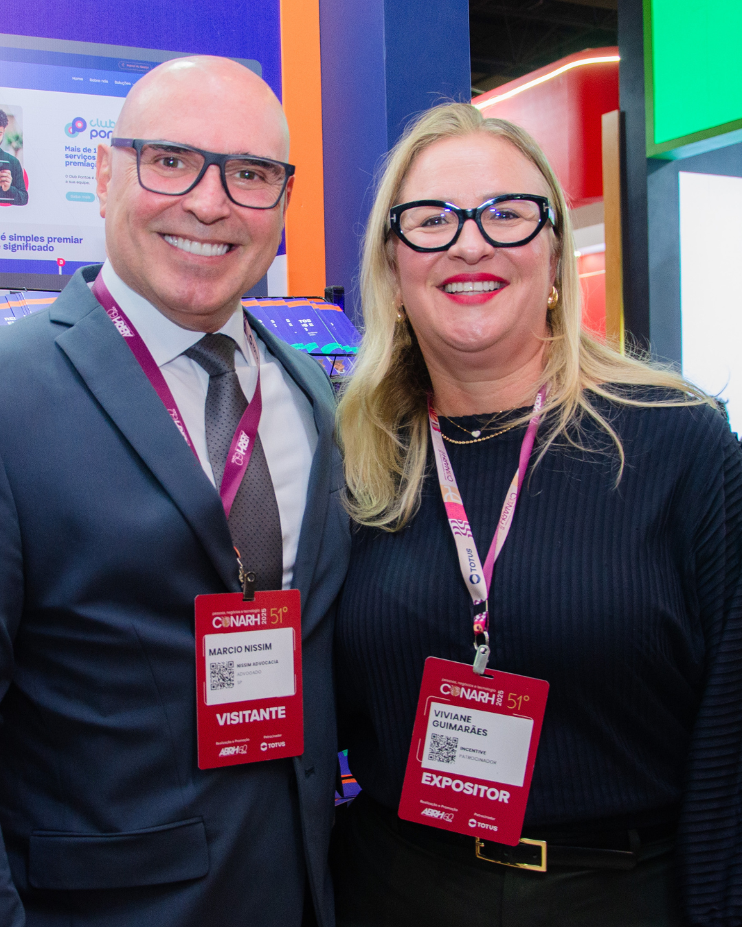 Marcio Nissim e Viviane Guimarães na CONARH 2025